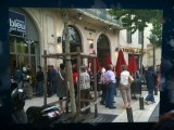 Jeudi 10 juin devant les Arènes de Nimes