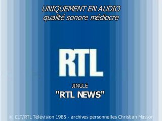 1985 Indicatif RTL NEWS (RTL Télévision)