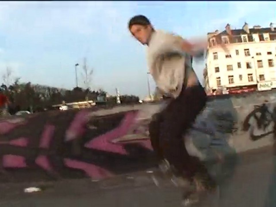 Session roller au Street Park - Avril 2003