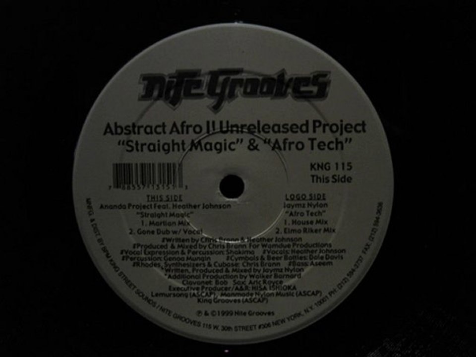 Absract Afro II Unreleased Project.Ananda Project.Gone Dub