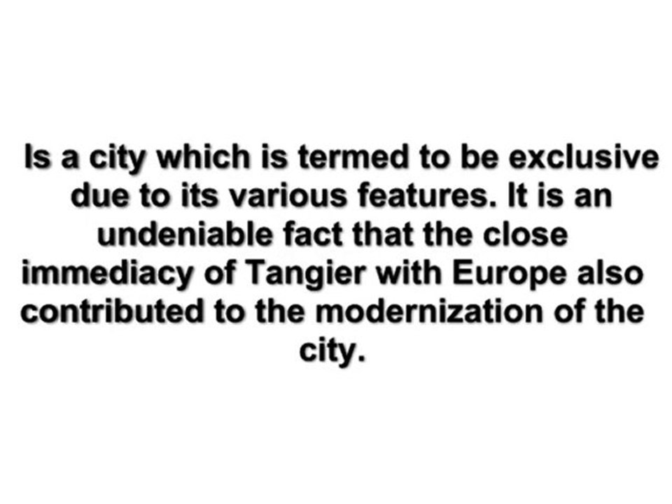 Tangier Villa And Hotels In Tanger