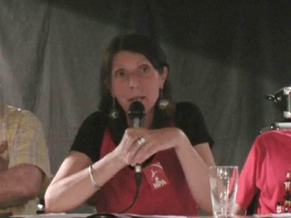 Meeting international : Christine Poupin, NPA