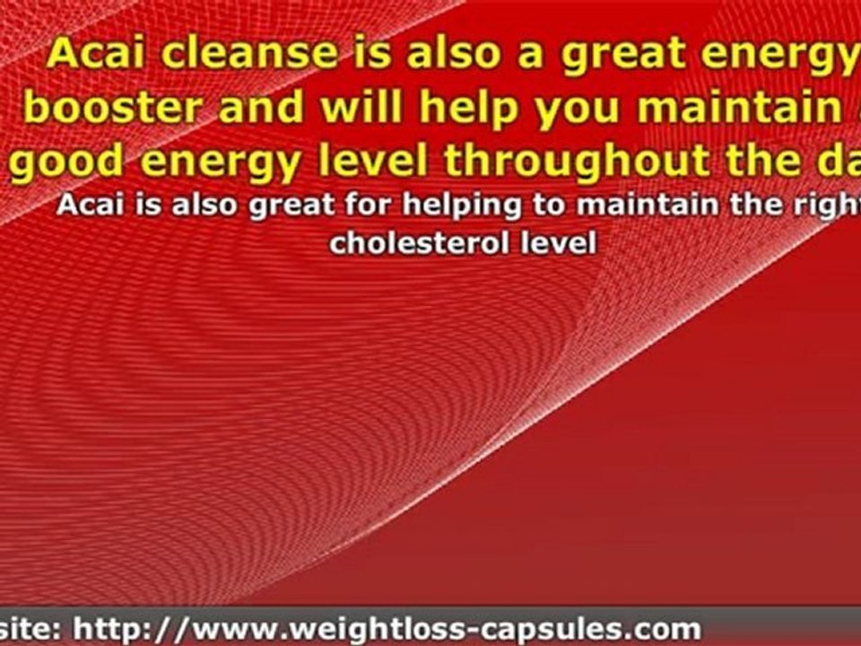 Benefits of Acai Berry Cleanse