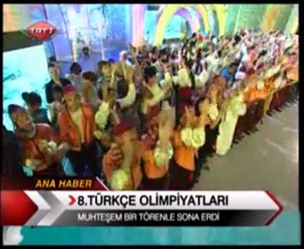 Türkçe Olimpiyatı görkemli kapanış TRT