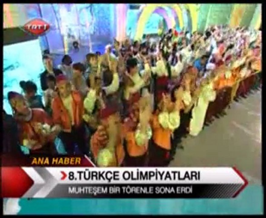 Türkçe Olimpiyatı görkemli kapanış TRT