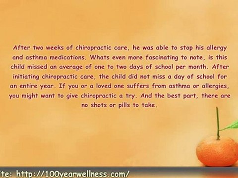 Rockford Chiropractor Helps Asthma and Allergies 100year