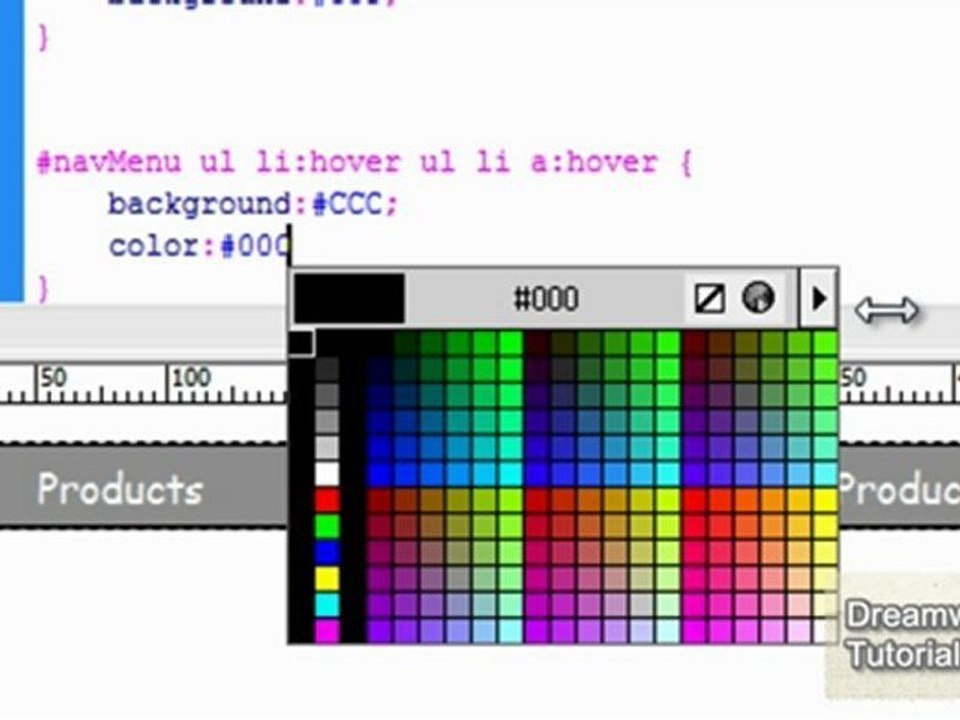 CSS Horizontal Drop Down Menu - 2 of 2