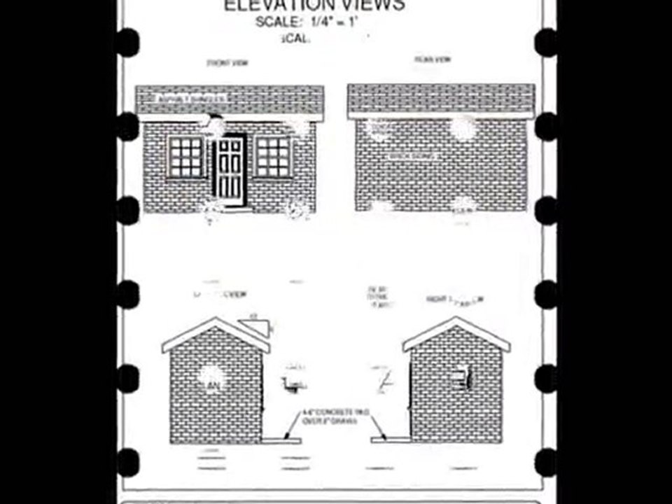 The Brick Playhouse Plan