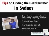 Find Sydney Plumbers