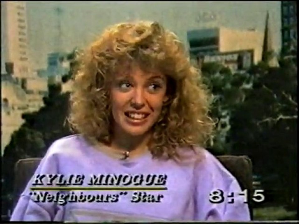 Kylie Minogue Interview On Kerri Anne 1987