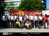 Les cyclistes de Bosch de retour de Stuttgart