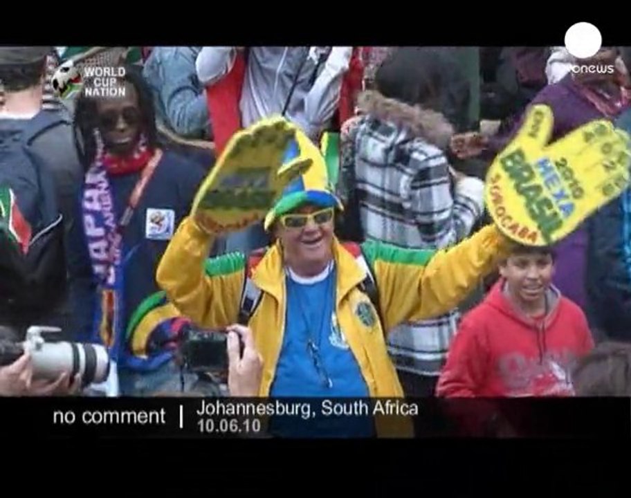 South Africa : world cup fans - no comment