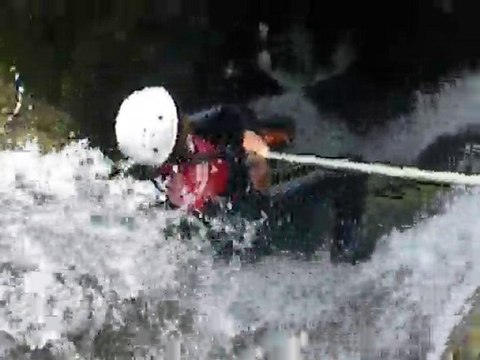 Canyoning en Savoie avec le Lycée Professionnel du Grand Arc