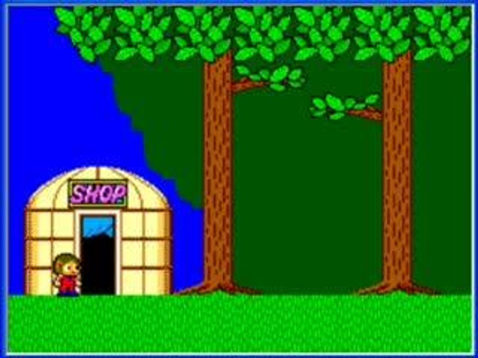 Alex Kidd Niveau de la foret