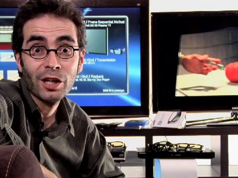 Les 2 premières TV 3D par Samsung et Panasonic