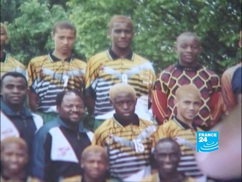 World Cup: South African midfielder Steven Pienaar portrayed