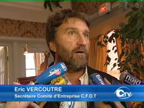 Calaisis TV: Seafrance 725 suppression de poste en 2010