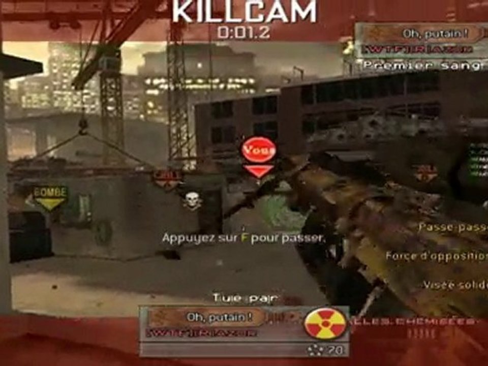 [COD6] KillCam à la WTF !