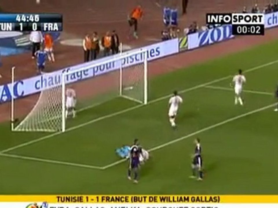 Tunisie-France mondial 2010  1-1