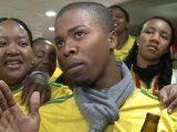 Les supporters sud-africains un peu déçus après le match nul