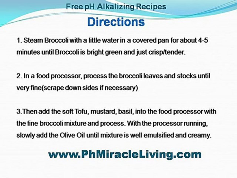 Free Healthy Easy Alkaline Diet Recipes Ideas Doc Broc Cass