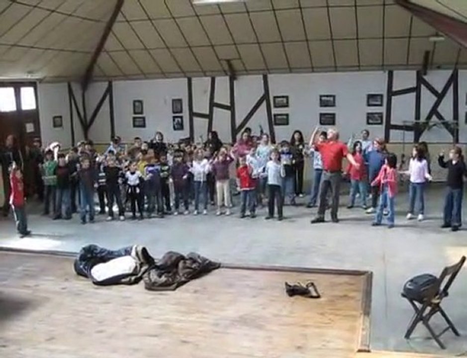 Samina avec les enfants !