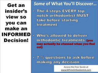 St Pete Orthodontist - How To Find the Best