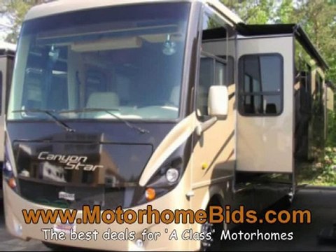 Motorhome bids prices and choice on used motorhomes