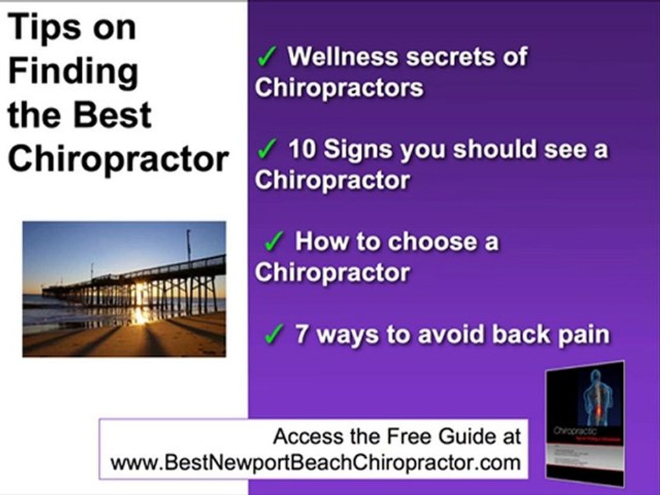 Chiropractor in Newport Beach. Find a Newport Beach Chiropr