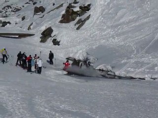 Le plantage d'un moniteur de ski