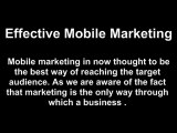 Effective Mobile Marketing - Text Marketing