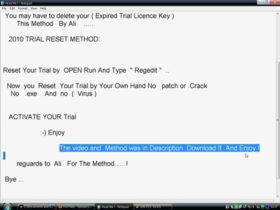 Kaspersky Trial Reset Method