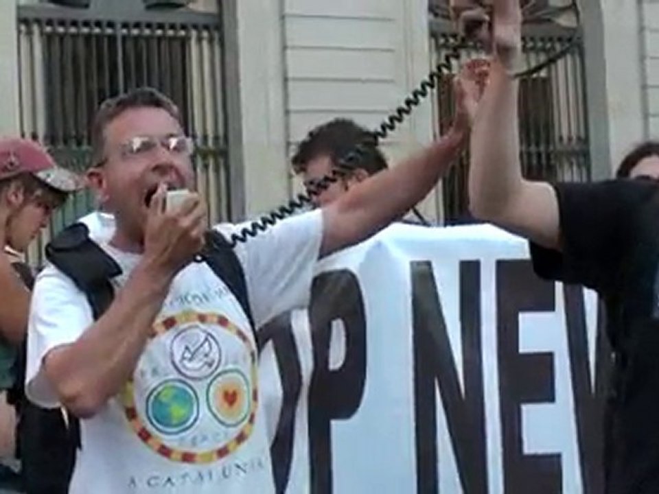 2 MANIFESTACION BILDERBERG STIGES BARCELONA ESPAÑA  2010