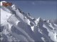 Sancy d'avril: ski de couloir au Mont-Dore