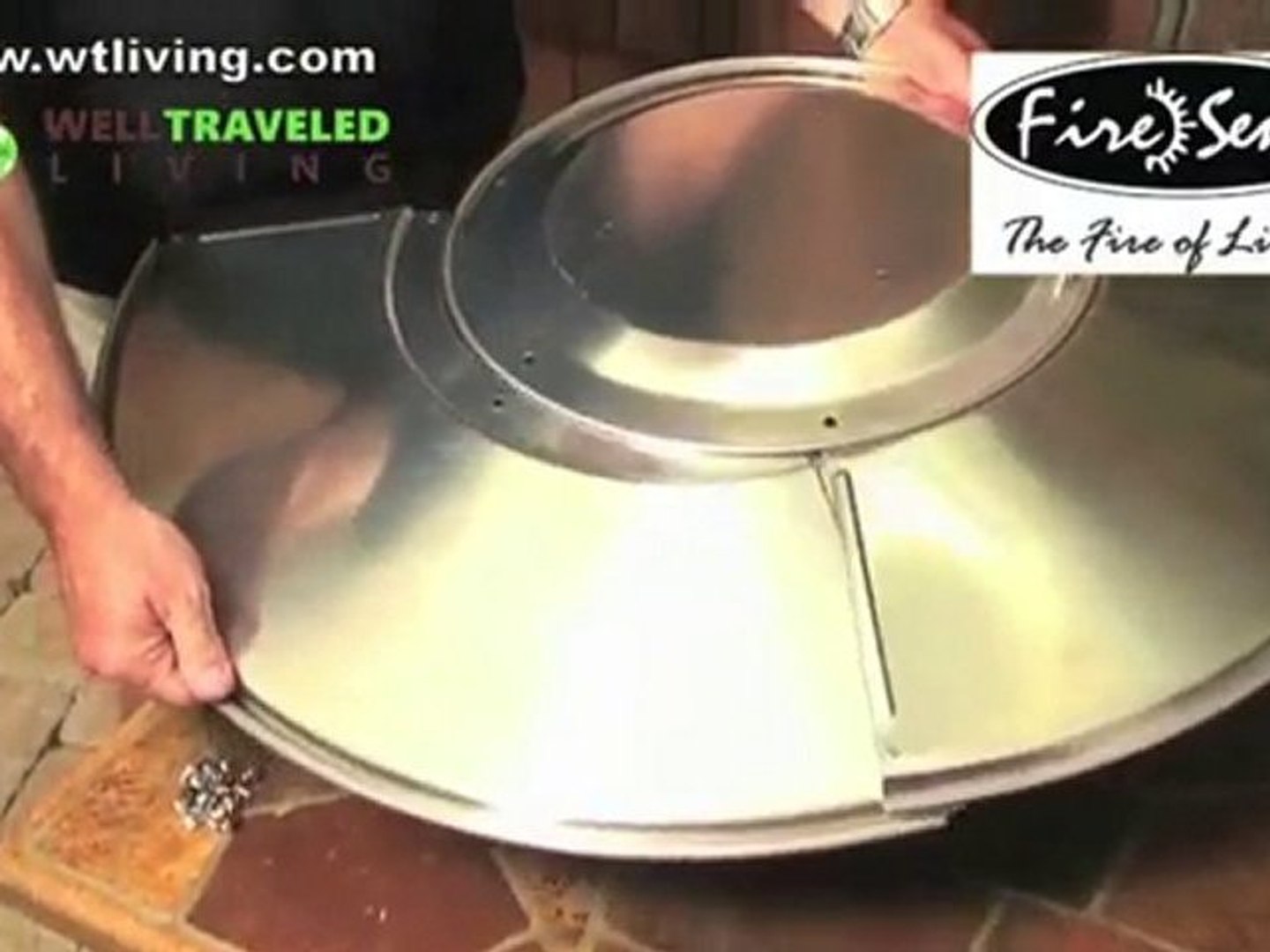 How To Assemble 5 Pc Firesense Patio Heater Reflector Hood Video Dailymotion