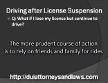 Philadelphia DUI Attorneys - License Suspension