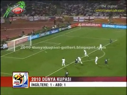 İngiltere ABD Maçı Golleri 12 Haziran 2010