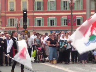 Show de lanceurs de drapeaux