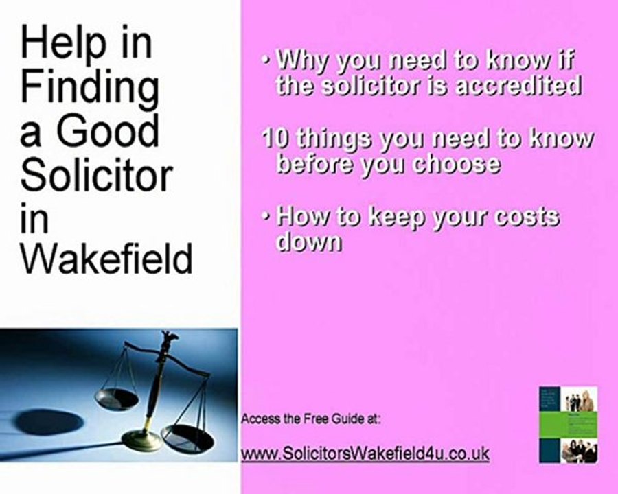 Solicitors in Wakefield Find Best Solicitor in Wakefield