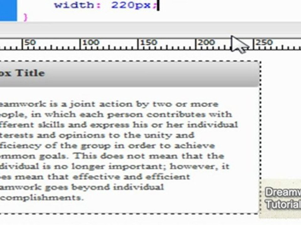 Web Text Boxes in Dreamweaver 2 of 2