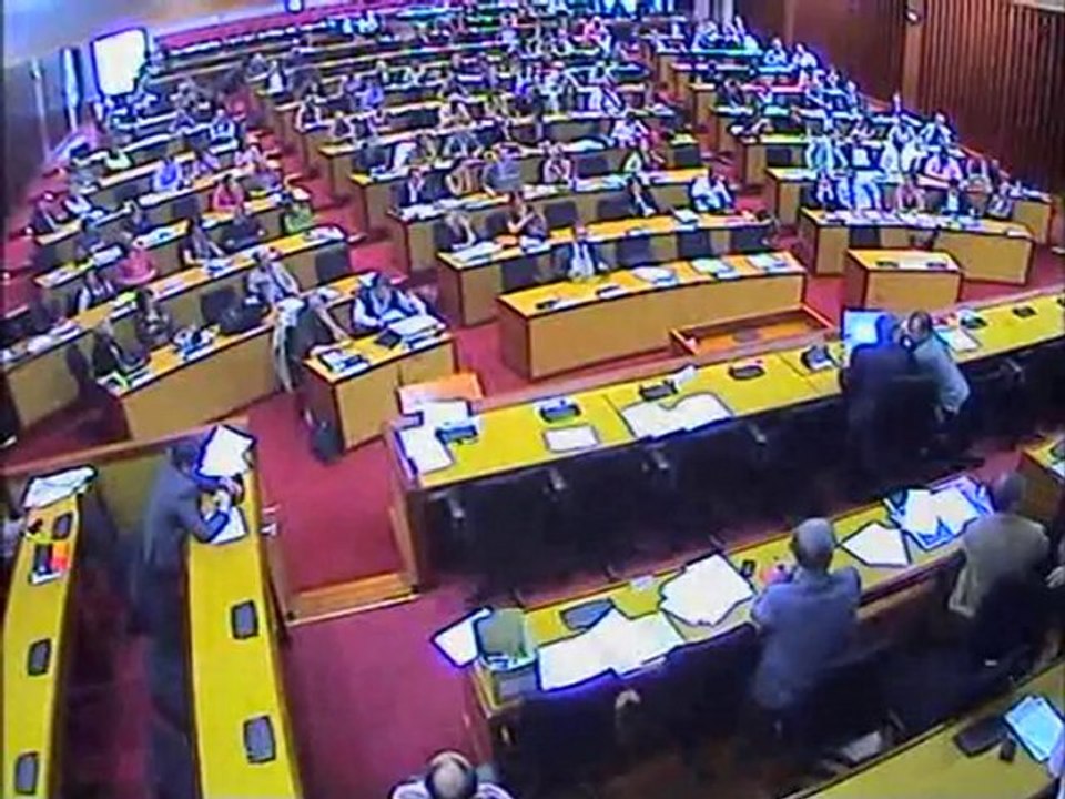 Thierry Kovacs au conseil regional - AP d'avril