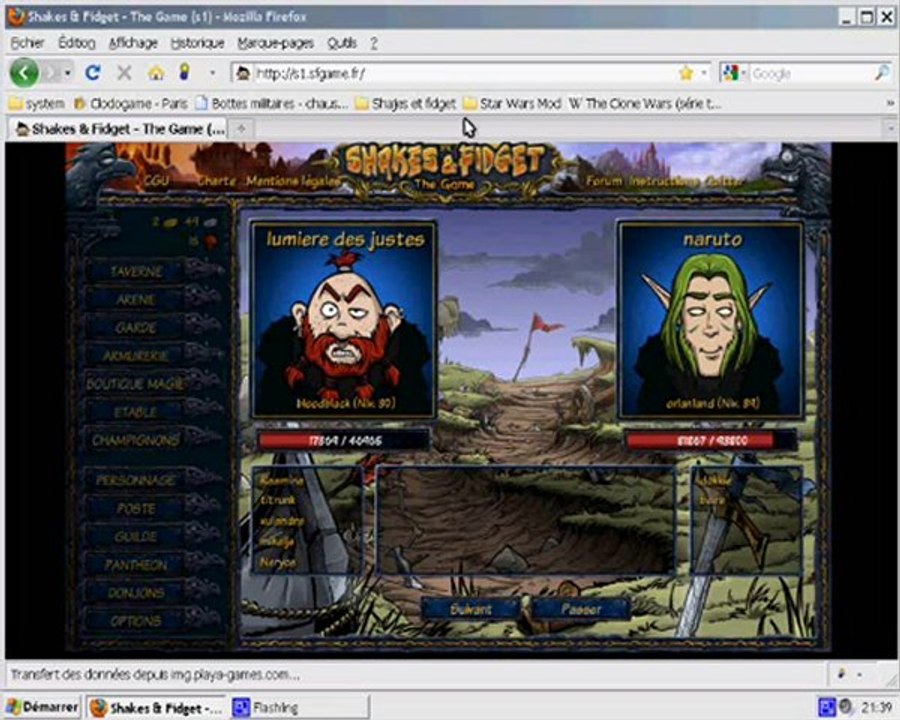 Lumiere Des Justes VS Naruto s1 12/06/2010