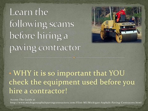 Michigan Asphalt Paving Contractors