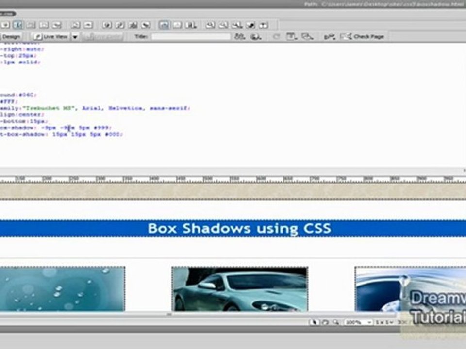 CSS3 Box Shadows