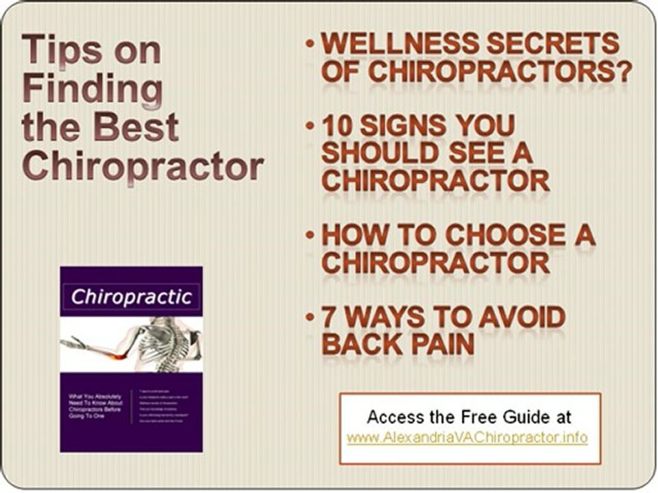 Alexandria VA Chiropractor
