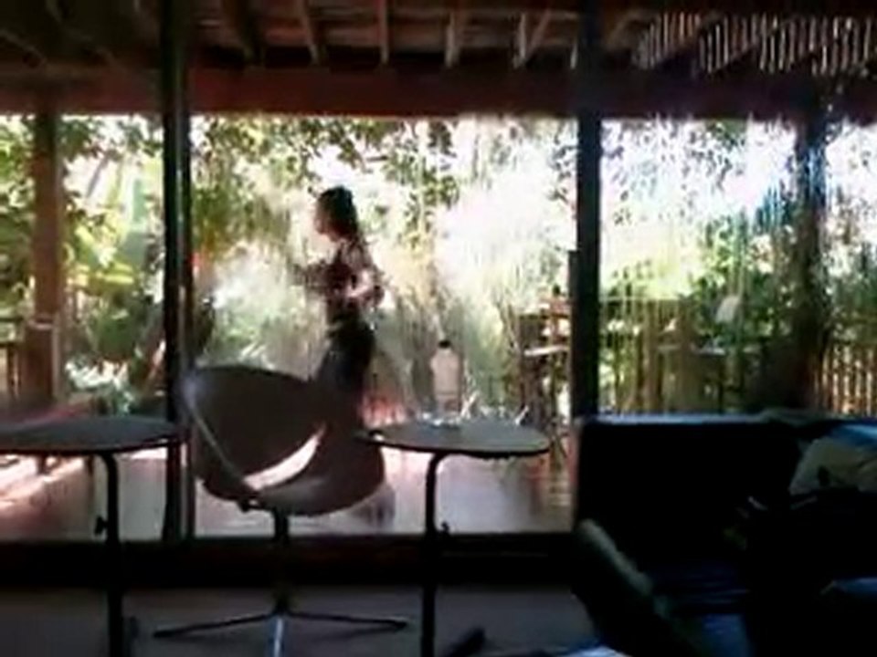 Hot Chick Practicing Martial Arts On Hidden Camera