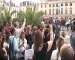 Premier flash mob à Orléans