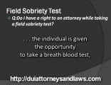 Baltimore DUI Attorneys - Sobriety Test