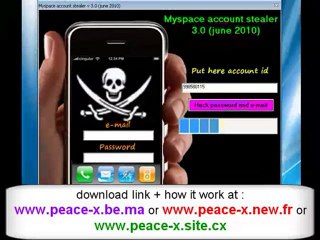 hack any Myspace in a minute or less!!
