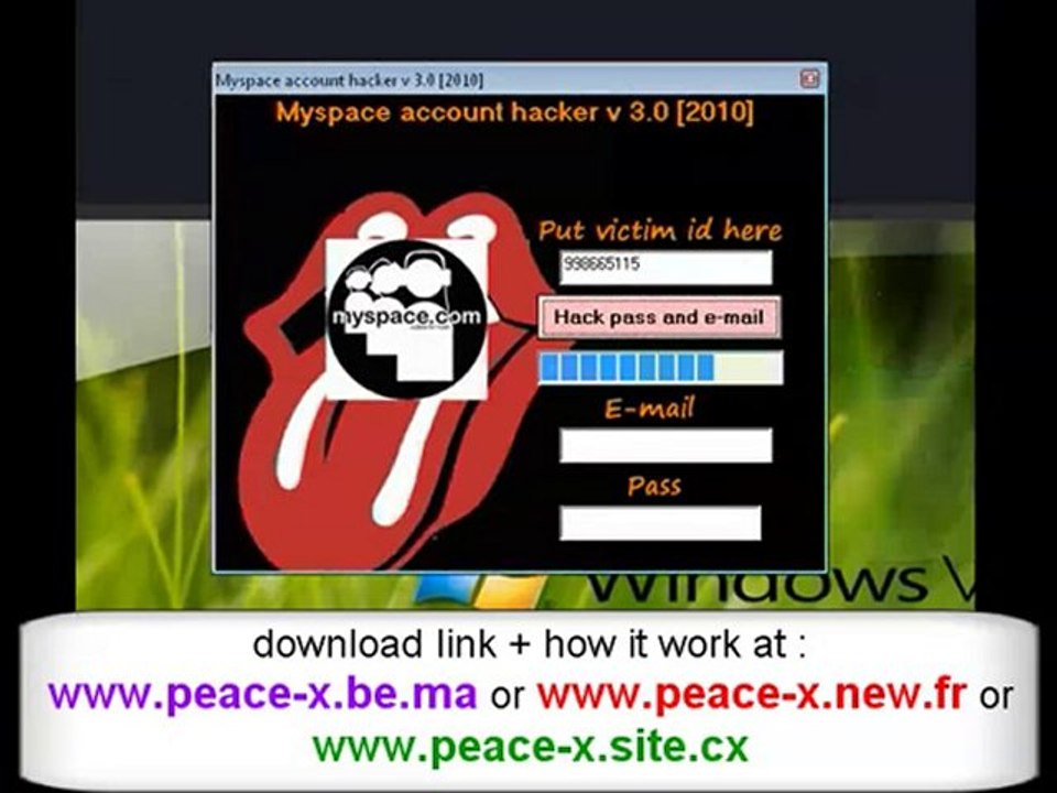 hack Myspace 2010